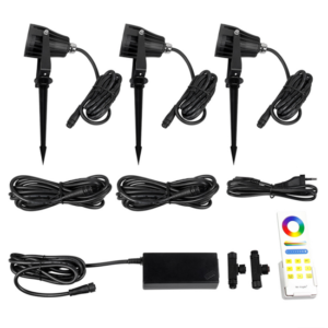 Complete set met instelbare lichtkleur en eenvoudig plug & play ontwerp
